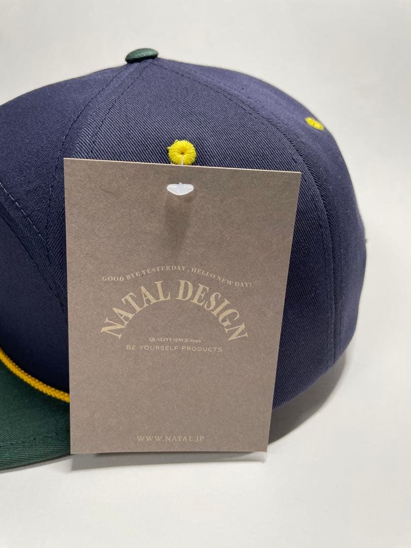 GENTLE BOY CAP \"NAVY\" NAVY×GREEN