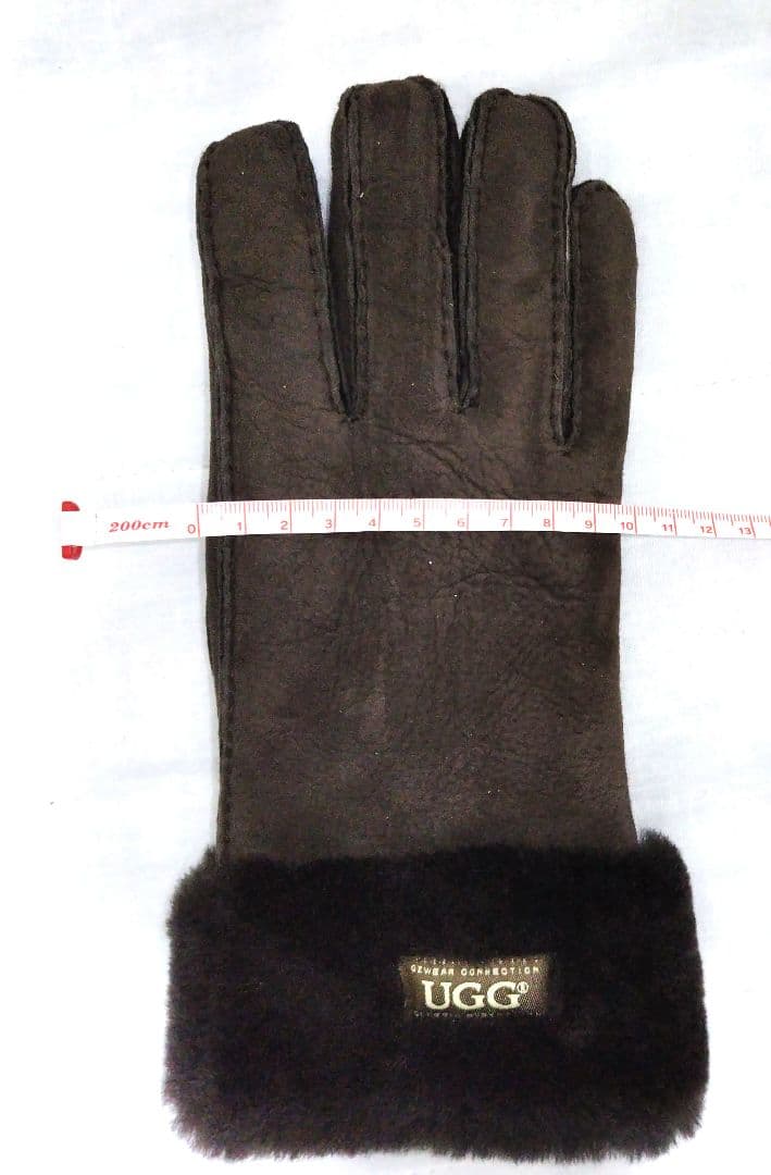 UGG ブラウンファー付き手袋