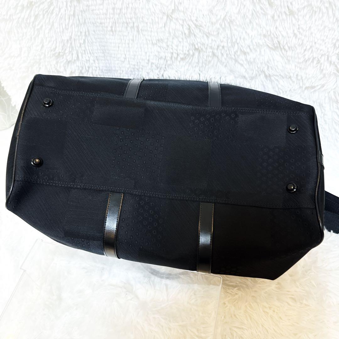 KENZO ケンゾー ボストンバッグ ブラック レザー ショルダー 2way