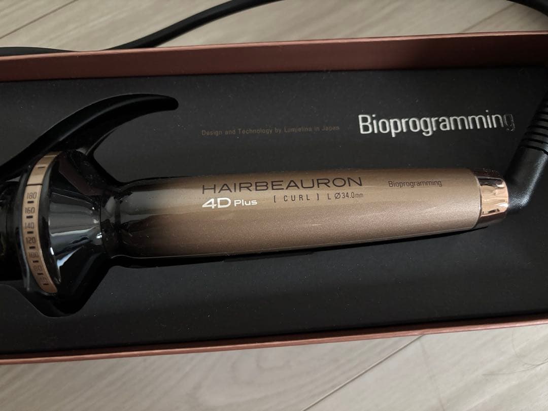 HAIRBEAURON 4D Plus カールヘアアイロン 34mm