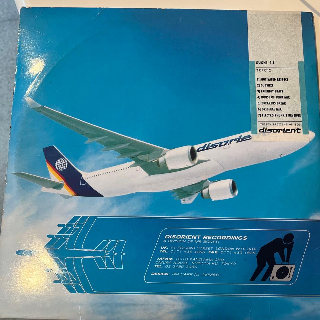 限定　廃盤　SUSHI 11 disorient 12inch 2ＬＰ