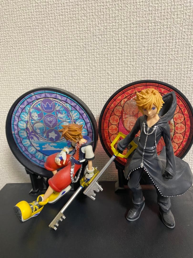 一番くじ キングダムハーツ A賞ラストワン ソラ ロクサス スタチュー開封済箱付