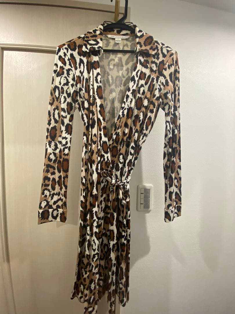 美品DIANE von FURSTENBERG ヒョウ柄ワンピース 2
