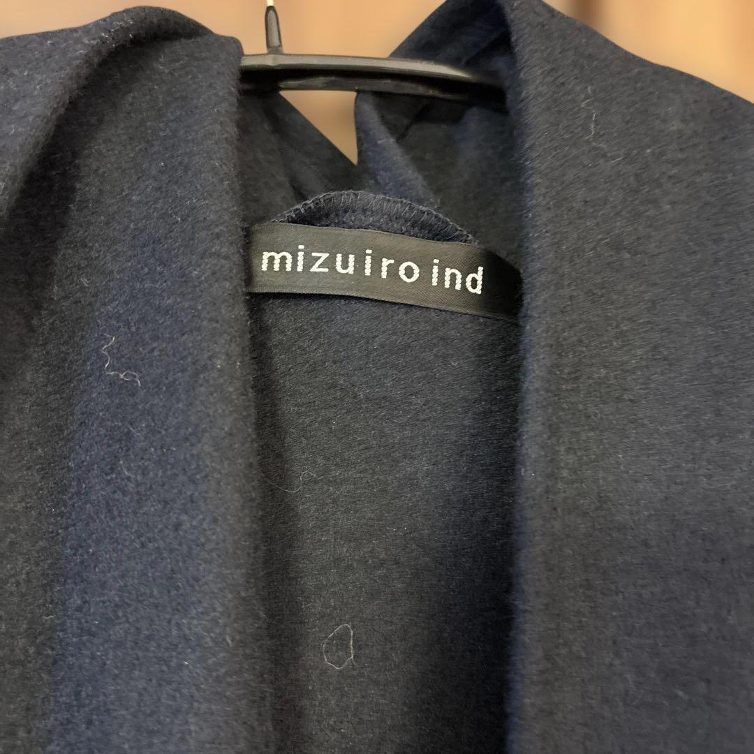 mizuiro ind ダークブルー ロングコート