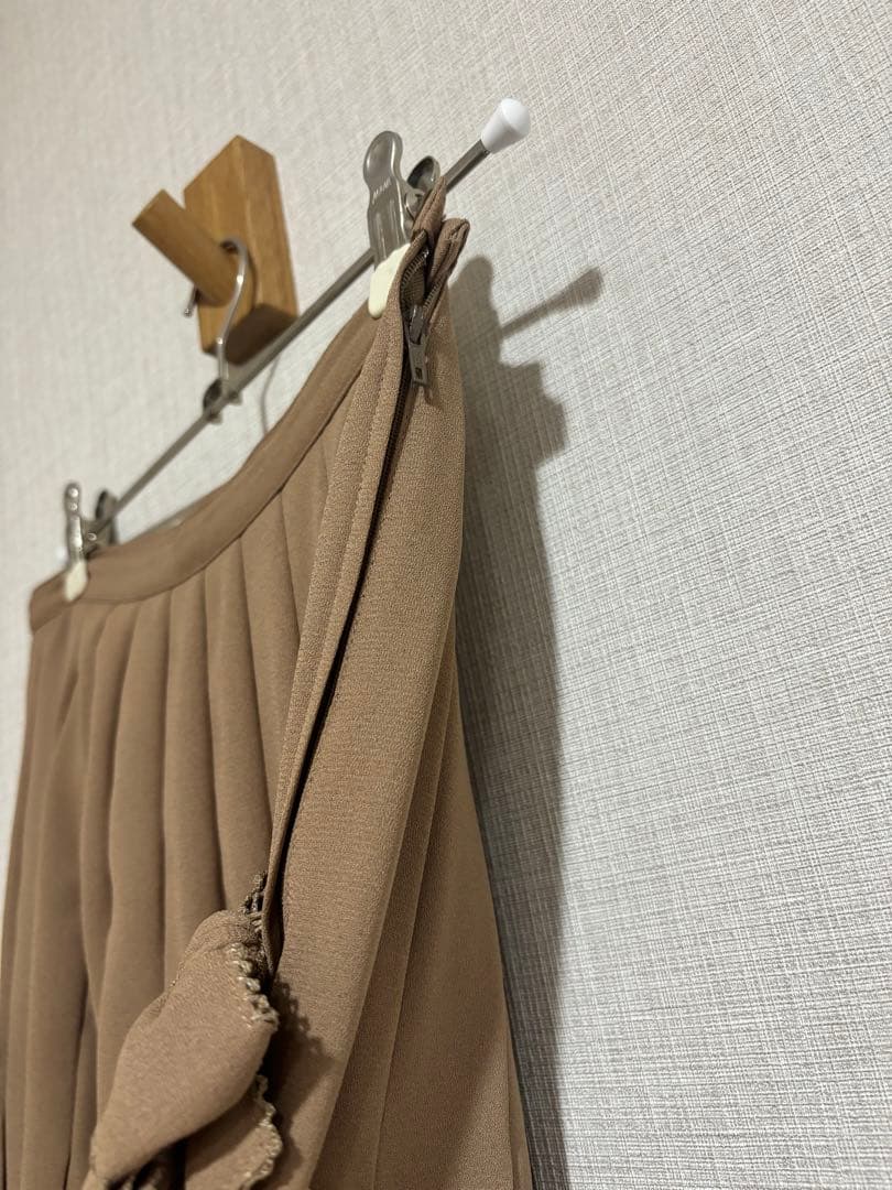 美品　カネコイサオ　セットアップ　ブラウス　プリーツスカート　リボン