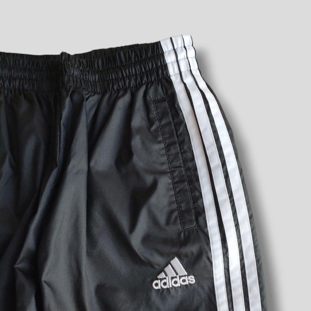 adidas トラックパンツ ナイロンパンツ デサント製 80s 90s Y2K