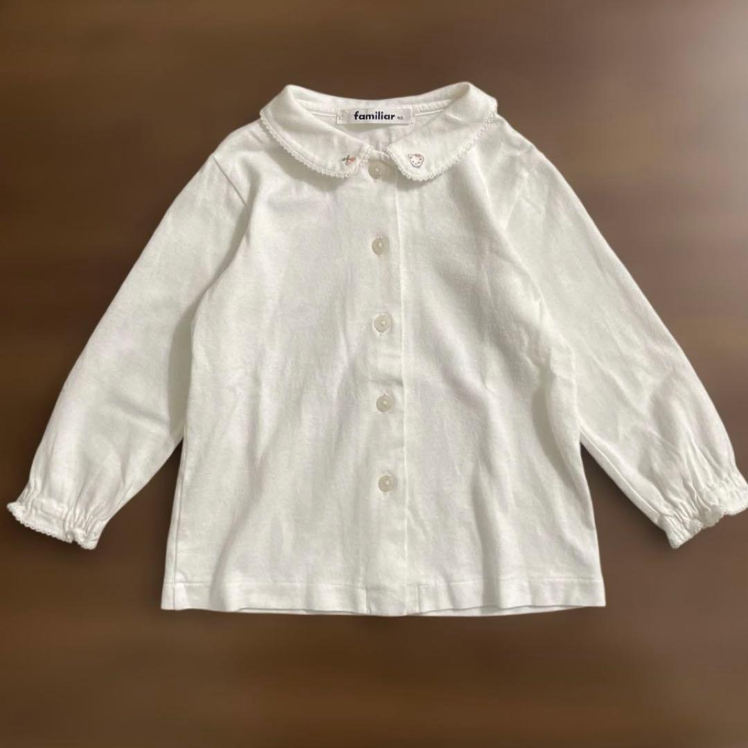 familiar ブラウス ワンピース ３点セット サイズ90