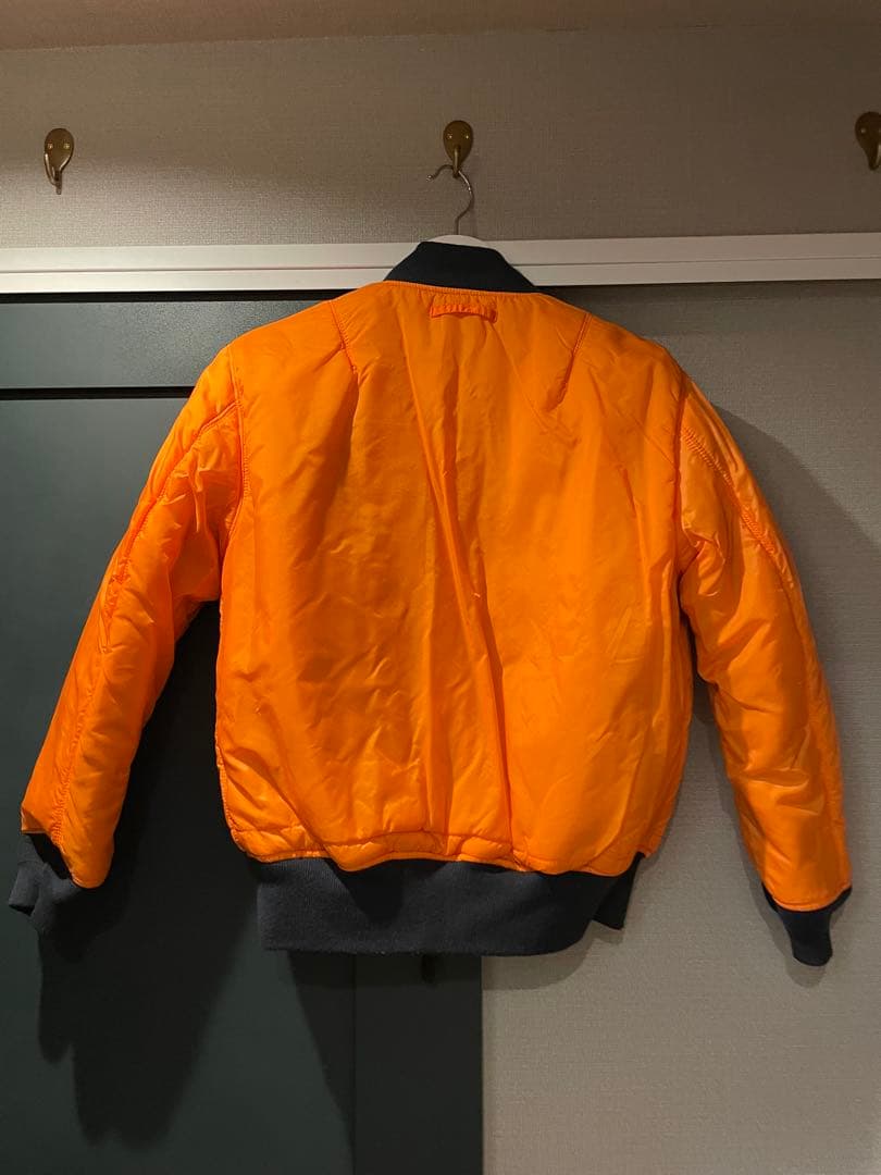 実寸S Alpha Industries × NASA MA-1 Bomber