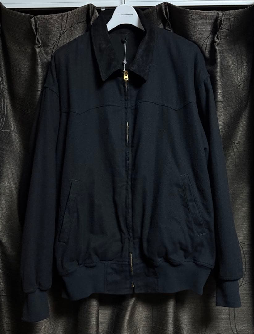 26ss comoli ブラックドリル ジップジャケット 3