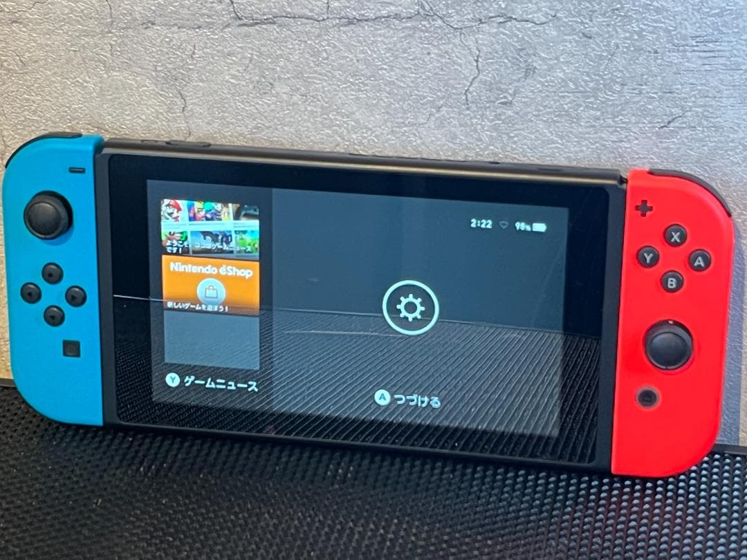 【完備品】Nintendo Switch 本体 バッテリー強化版 ネオン