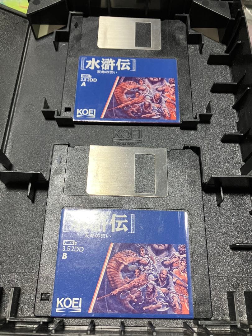 MSX2用ソフト　水滸伝　天命の誓い　光栄　MXKN12011