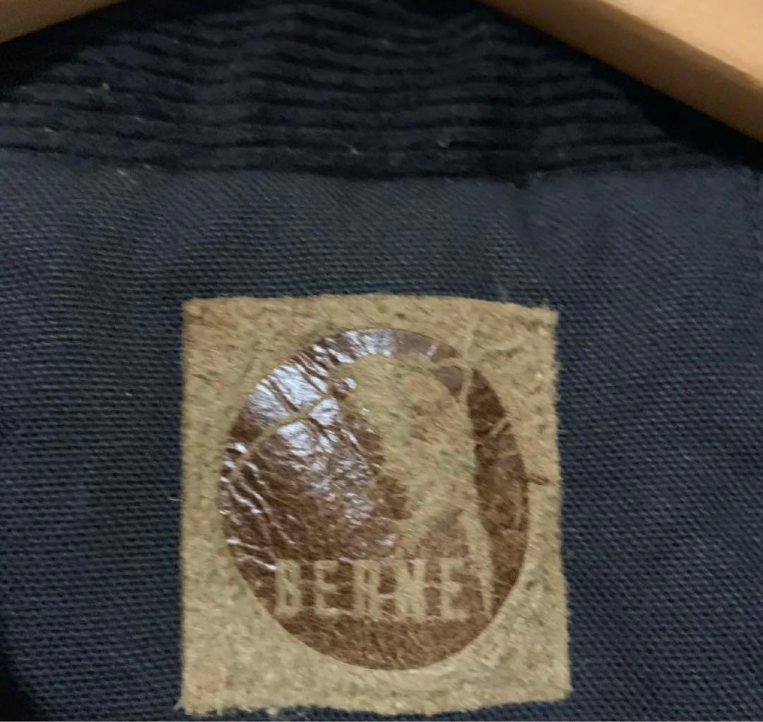 BERNE ワークジャケット　刺繍入り　ジャケット　企業ロゴ