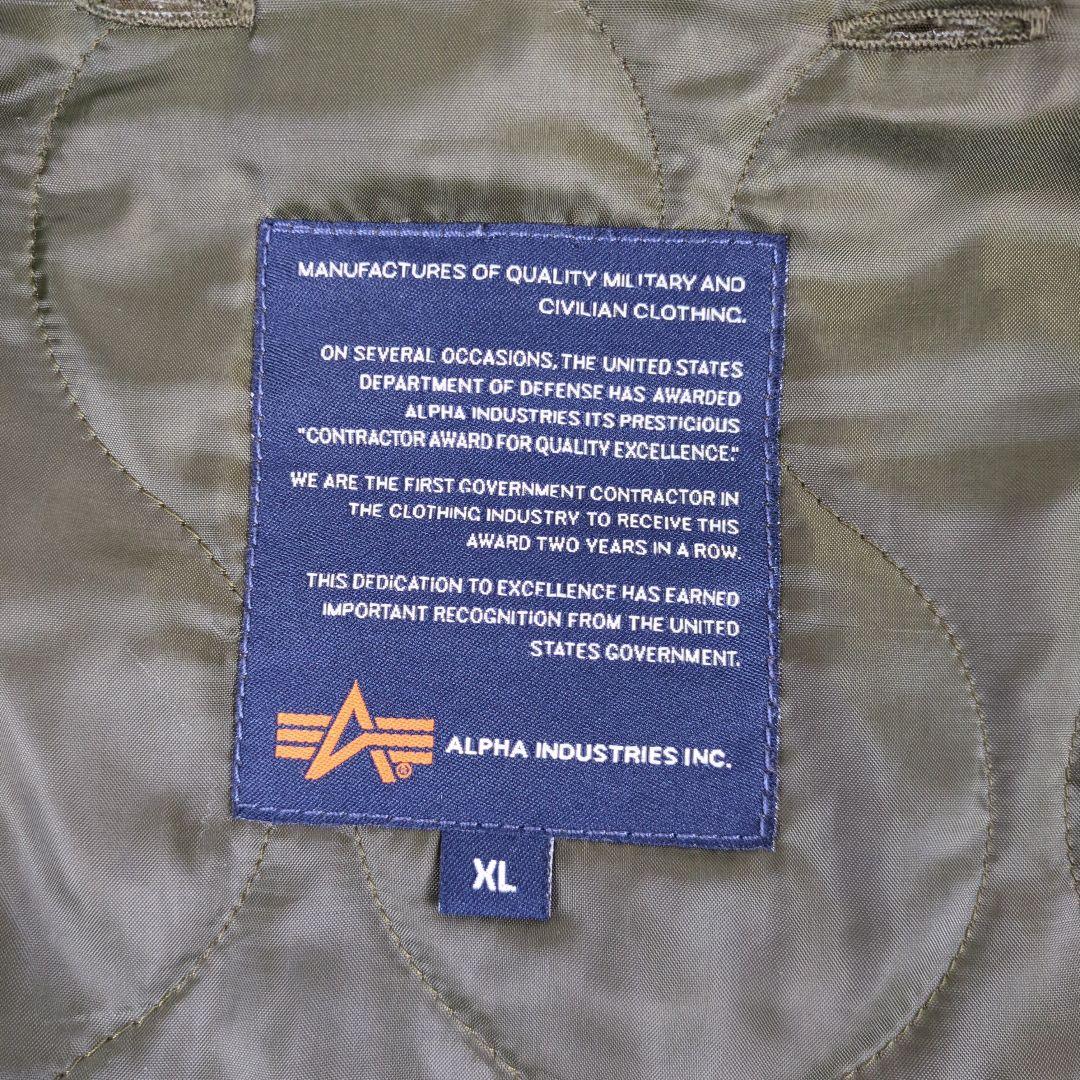 良品✨ALPHA INDUSTRIES モッズコート XLサイズ ライナー着脱可