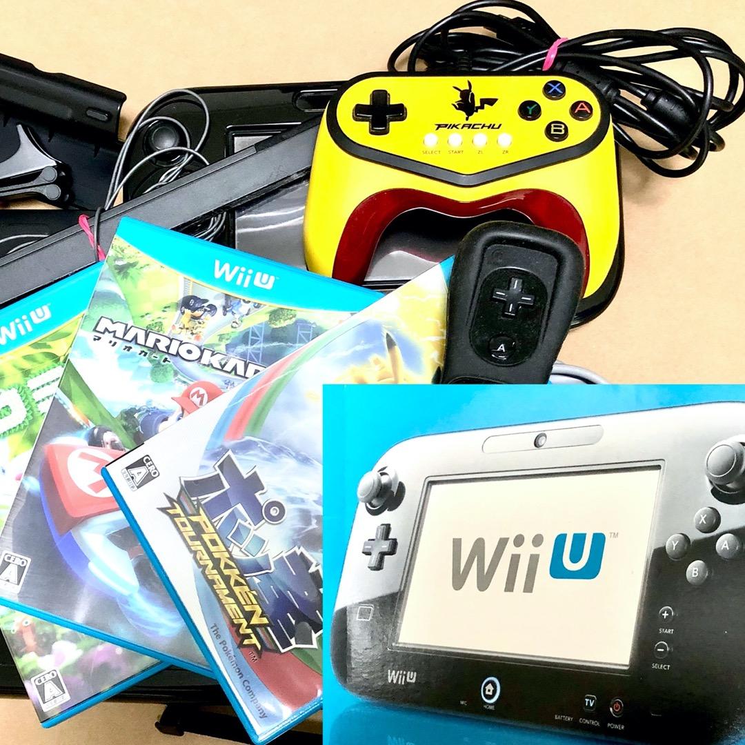 値下げ！WiiU  ウィユー  、ソフト、ポッ拳専用コントローラー
