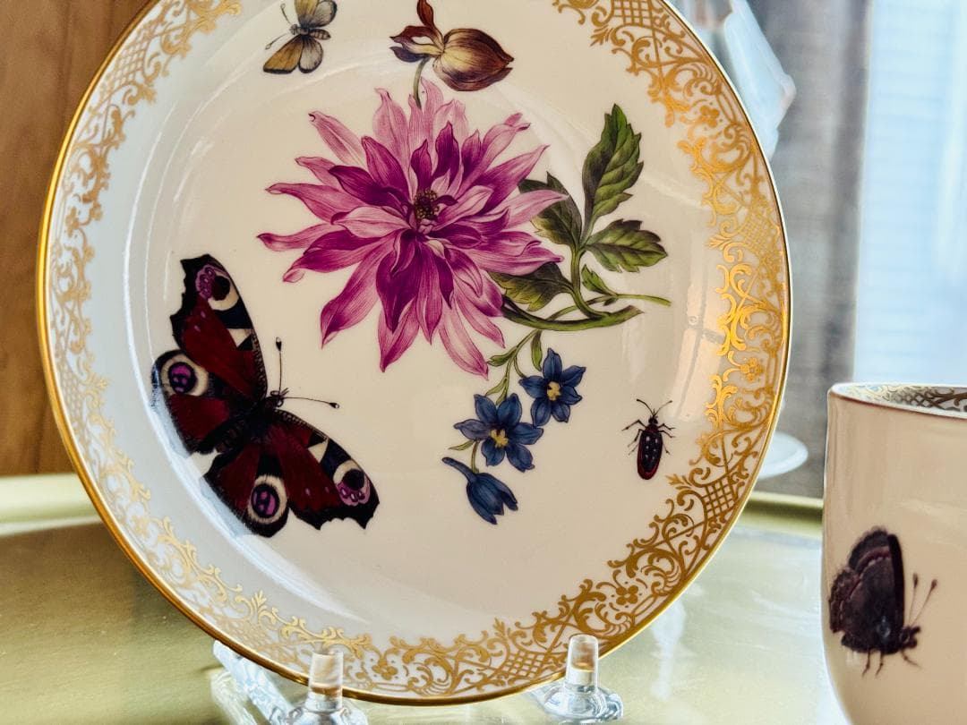 最高峰マイセン| Meissen「FFブルーメ」カップ&ソーサー 未使用完品