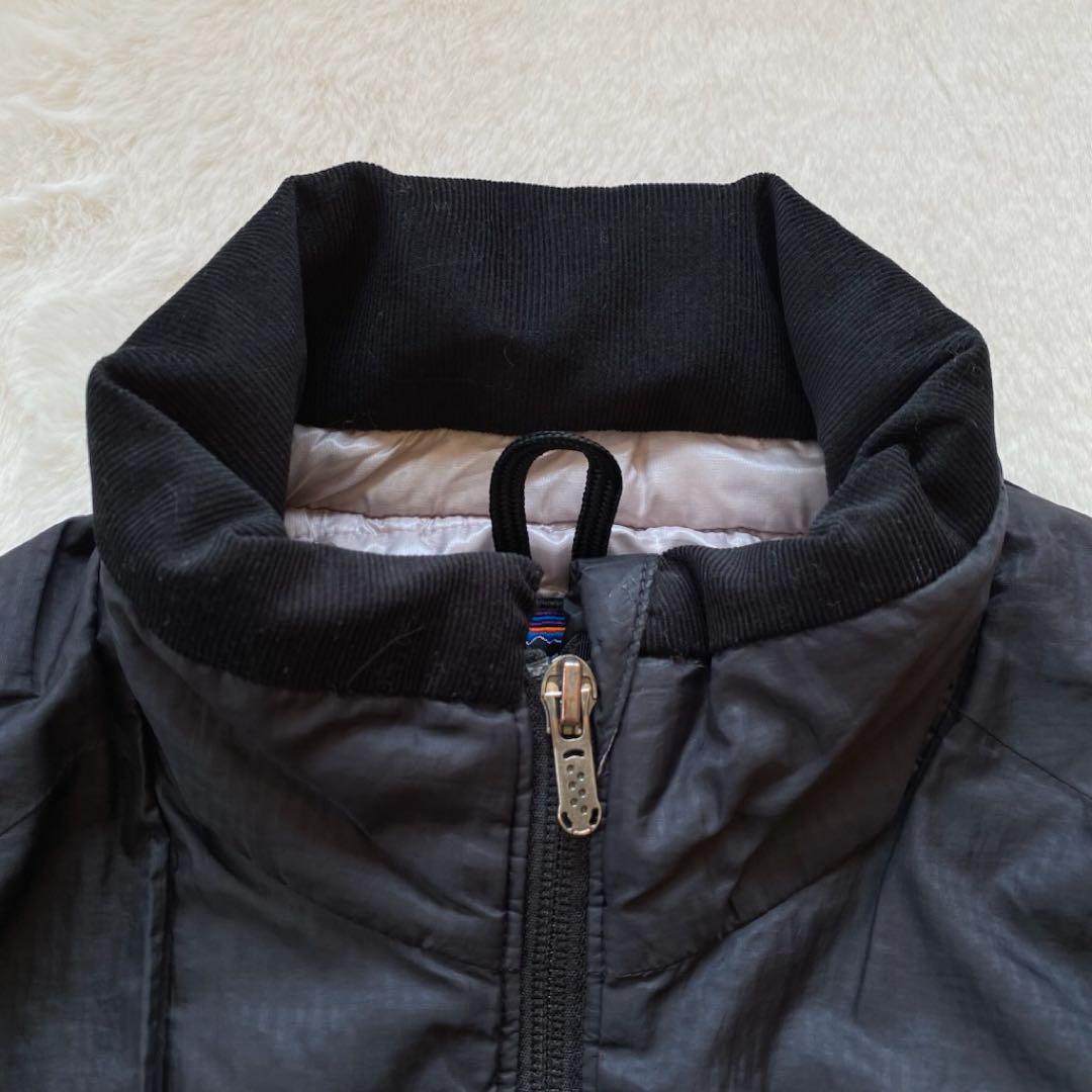00s Patagonia マイクロパフベスト　パフボール　黒　ナイロン　S