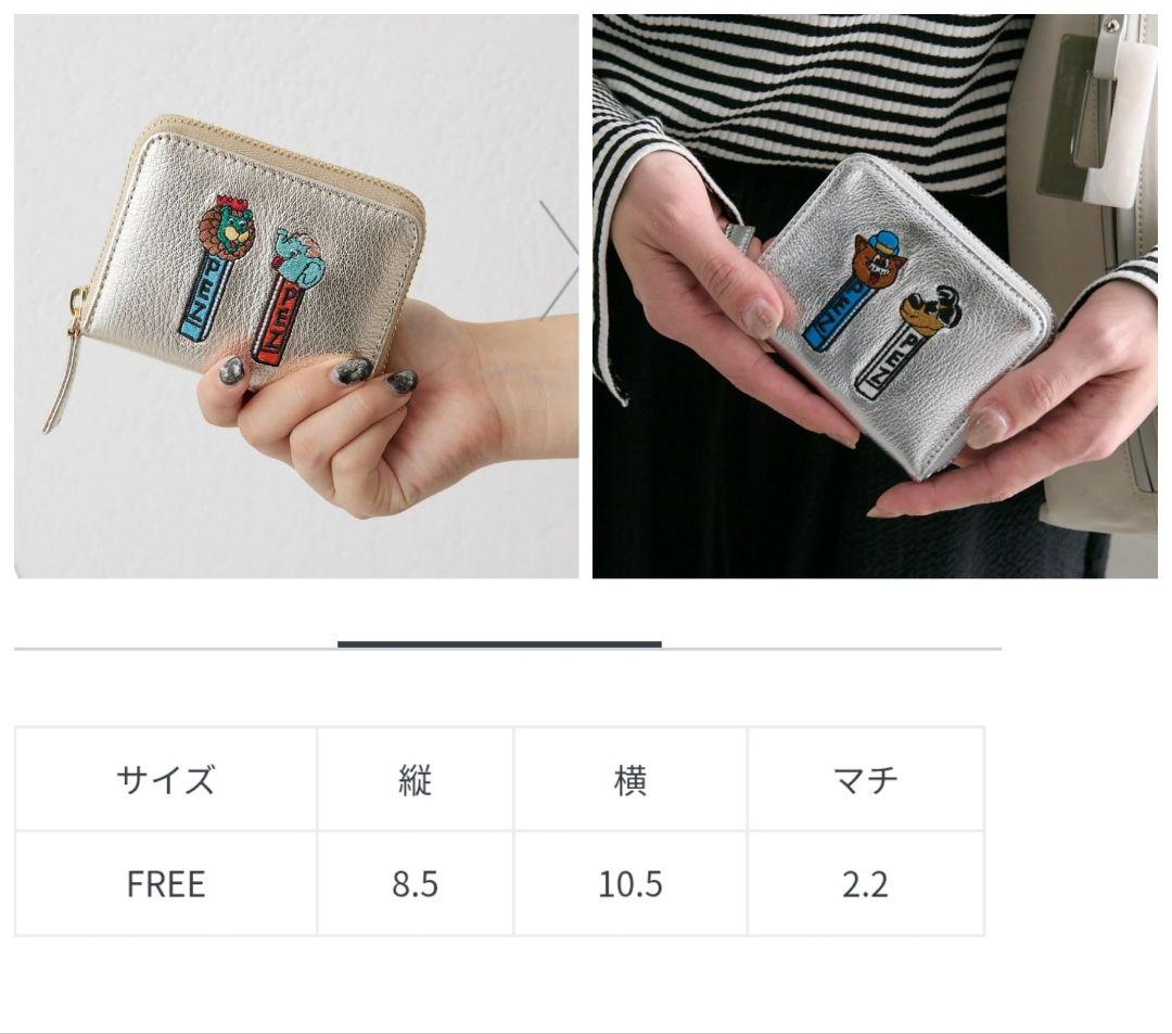 PEZ perche ear コラボジャバラ二つ折り財布 ゴールド 財布 ペッツ