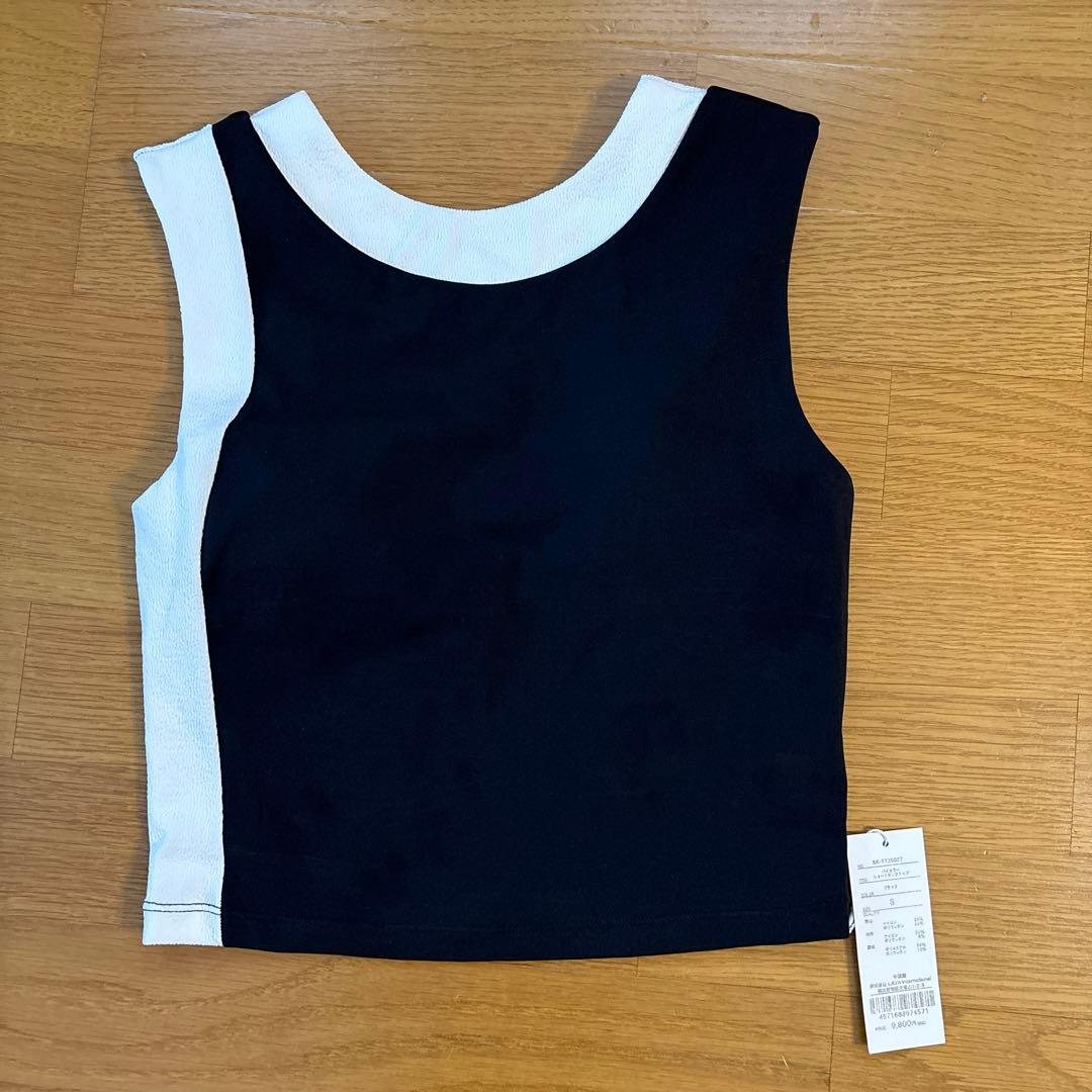 SUKALA バイカラーショートタンクトップ　Sサイズ