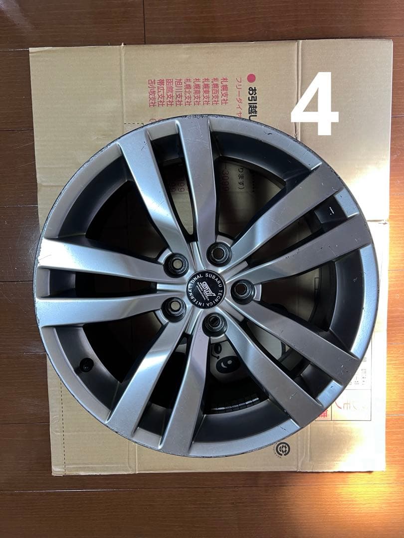 [手渡し(盛岡)又はたのメル便]grb 後期 純正 ホイール18インチ 8.5J