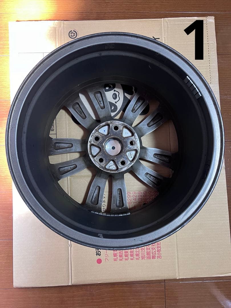 [手渡し(盛岡)又はたのメル便]grb 後期 純正 ホイール18インチ 8.5J