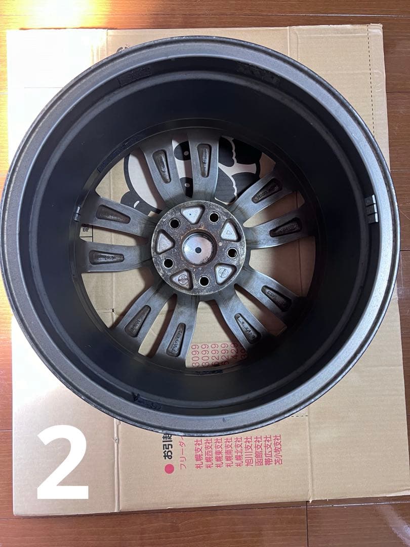 [手渡し(盛岡)又はたのメル便]grb 後期 純正 ホイール18インチ 8.5J