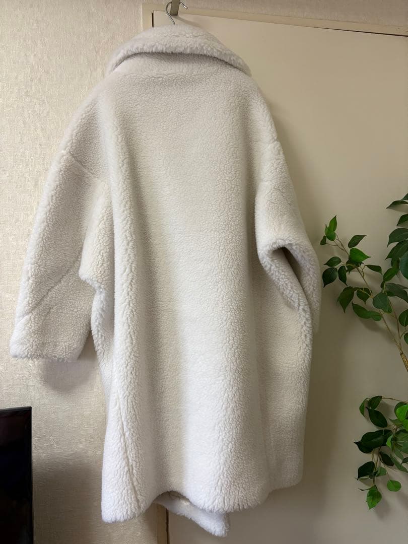 【※2/23（月）迄でセット価格終了】セゾンドパピヨンボアコートピンク＆ホワイト