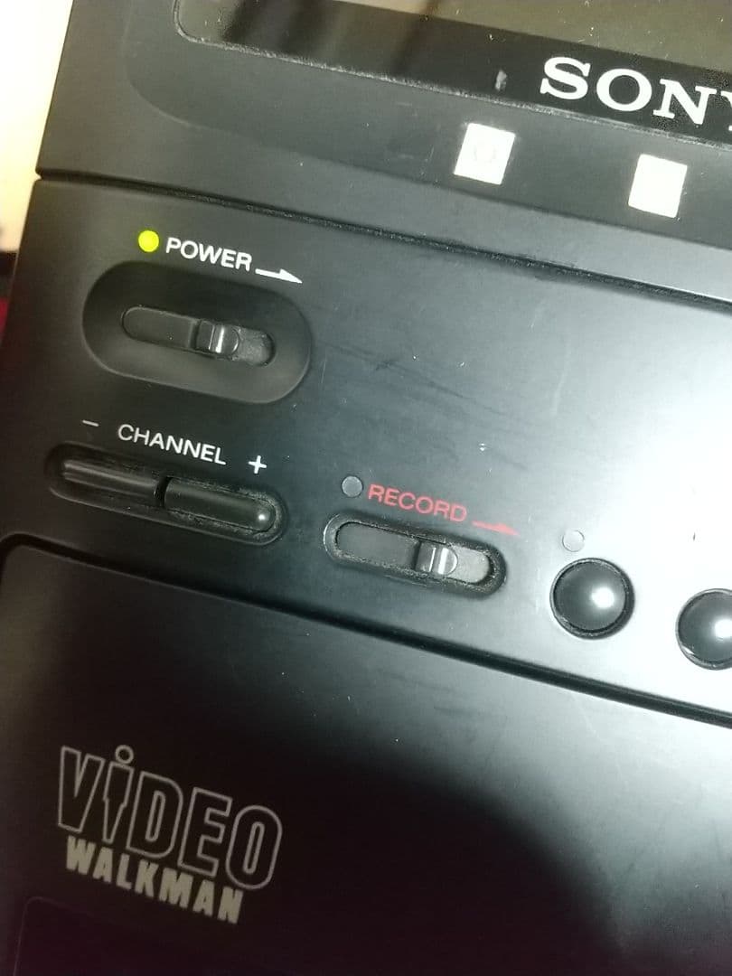 昭和家電 SONY VIDEO WALKMAN GV-8 通電OK 専用ケース付