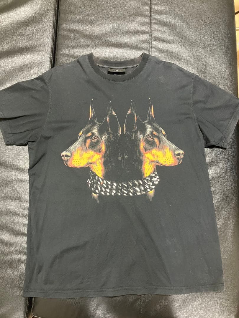 GIVENCHY ジバンシー Tシャツ ドーベルマン&ロットワイラー　XS
