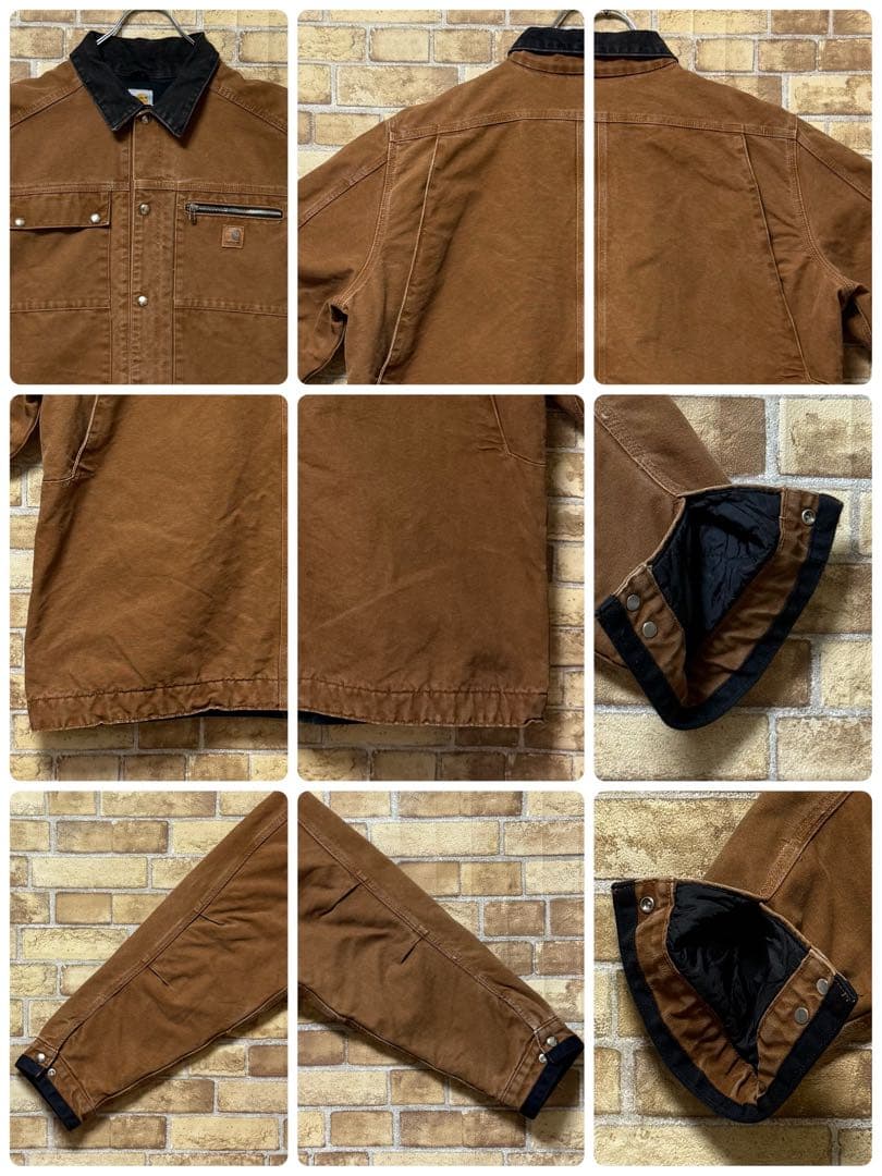 カーハート　メキシコ製　ダックジャケット　カバーオール　ビッグシルエット2XL.