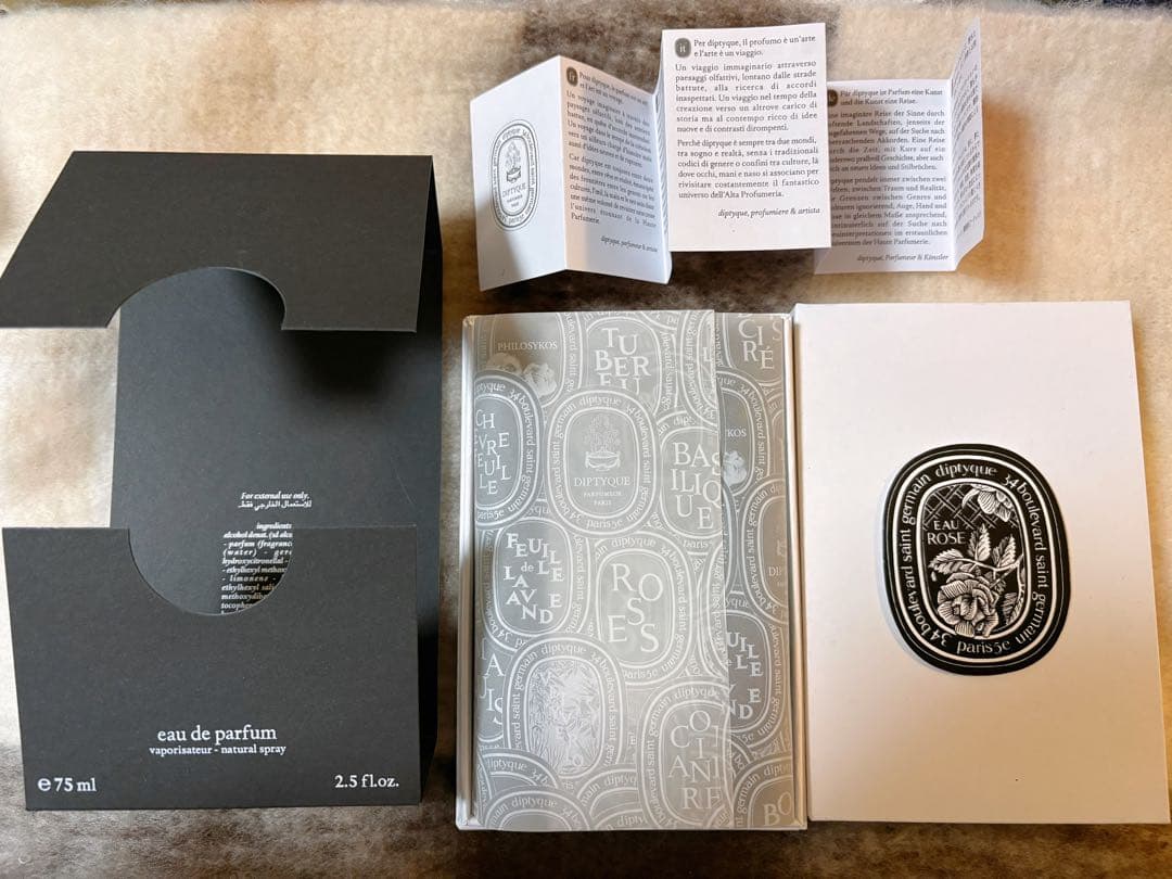diptyque Eau Rose ディプティック オーローズ 75ml 香水