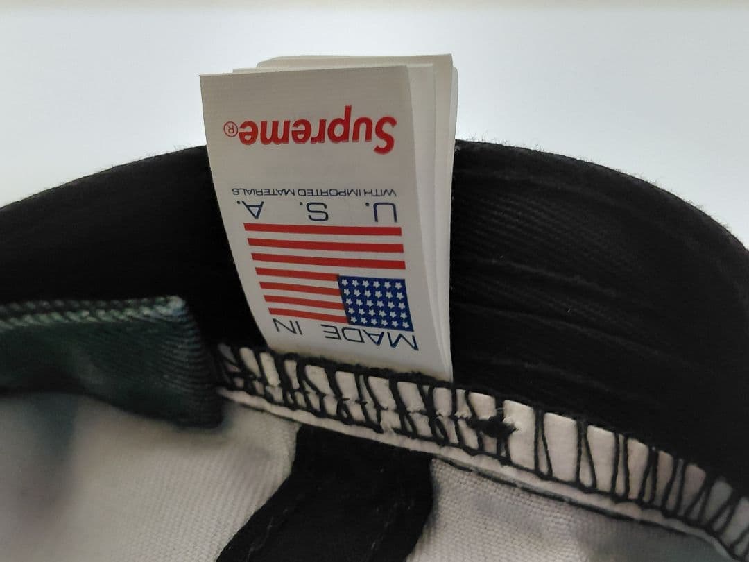 美品　Supreme　Pigment　Coated　S Logo　6-Panel