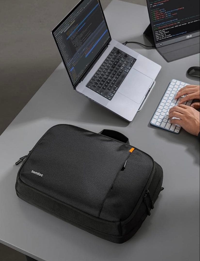 【新品未使用】[tomtoc] 360°保護 15.6インチ パソコンバッグ