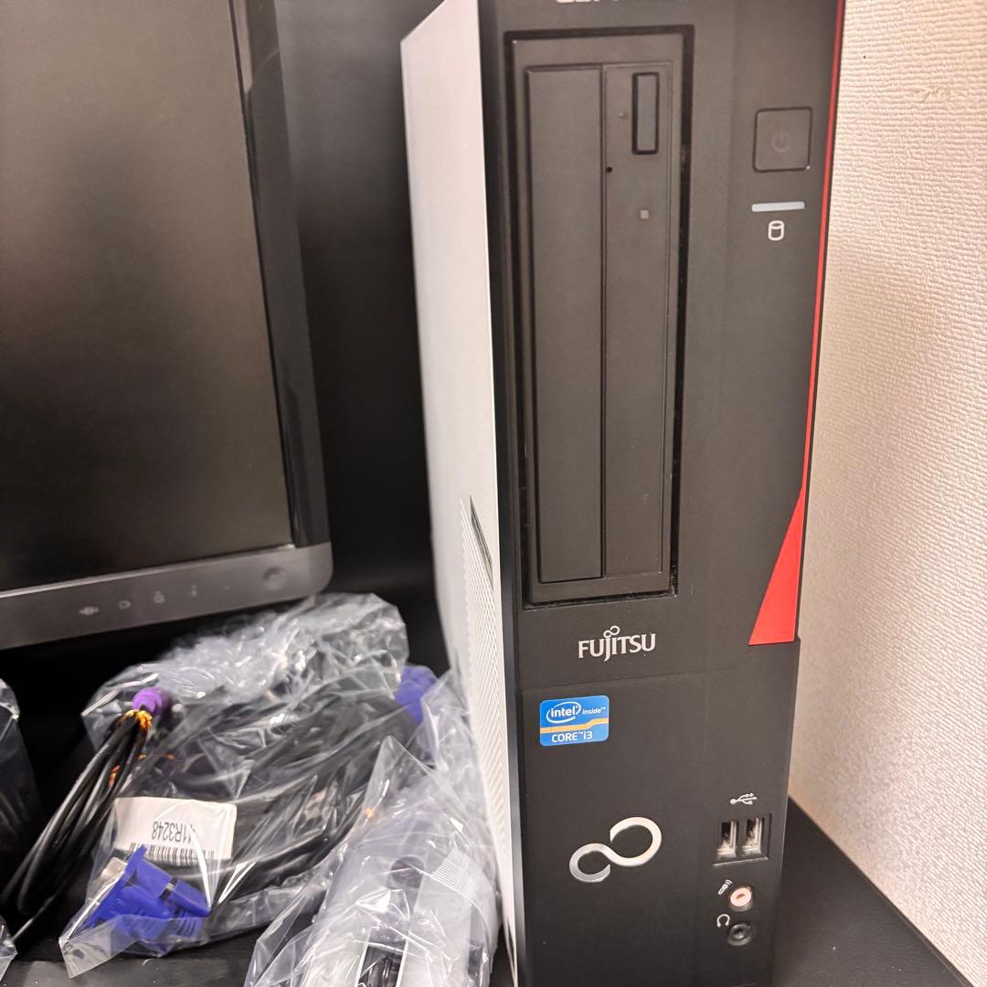 デスクトップPCセット 本体・モニター・キーボード・マウス・スピーカー