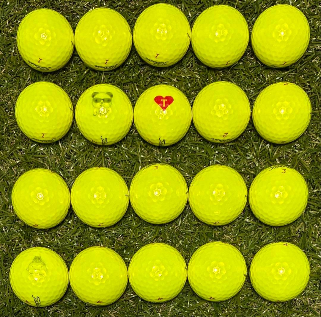 554★S・特ABランク★タイトリスト ProV1x イエロー　20球