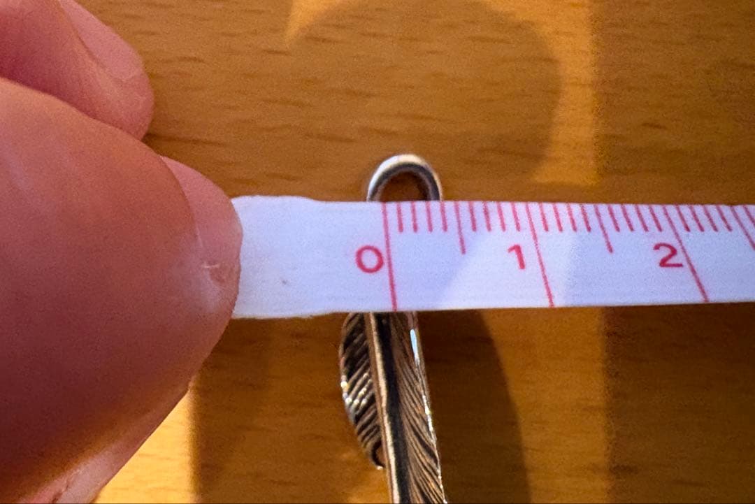 アリゾナフリーダム フェザー ペンダントトップ シルバー 4.8cm 7g