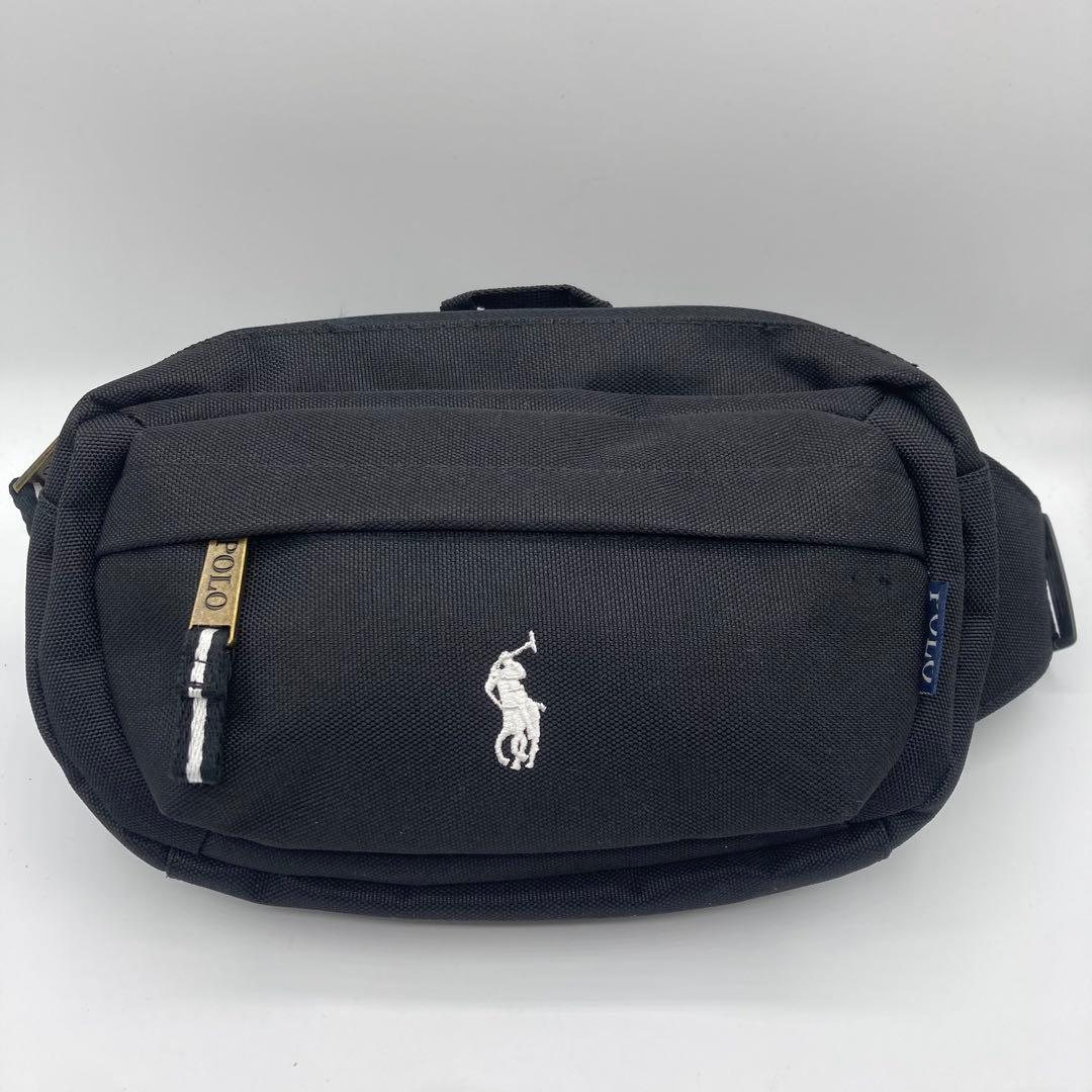 新品 ポロラルフローレン クロスボディバッグ ブラック Polo 9AR012