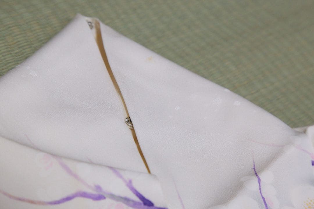 振袖フルセット 正絹 美品 白色 紫色 成人式 前撮り 卒業式 振袖