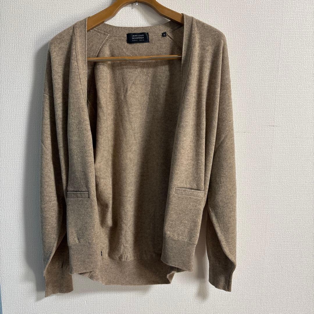 未使用JEAN-LOUIS SCHERRER カシミヤ100%カーディガン