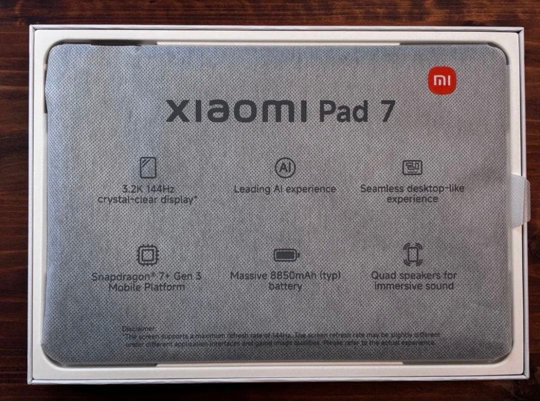 Xiaomi Pad 7 国内版 8G/128G ほぼ未使用　充電10回以下
