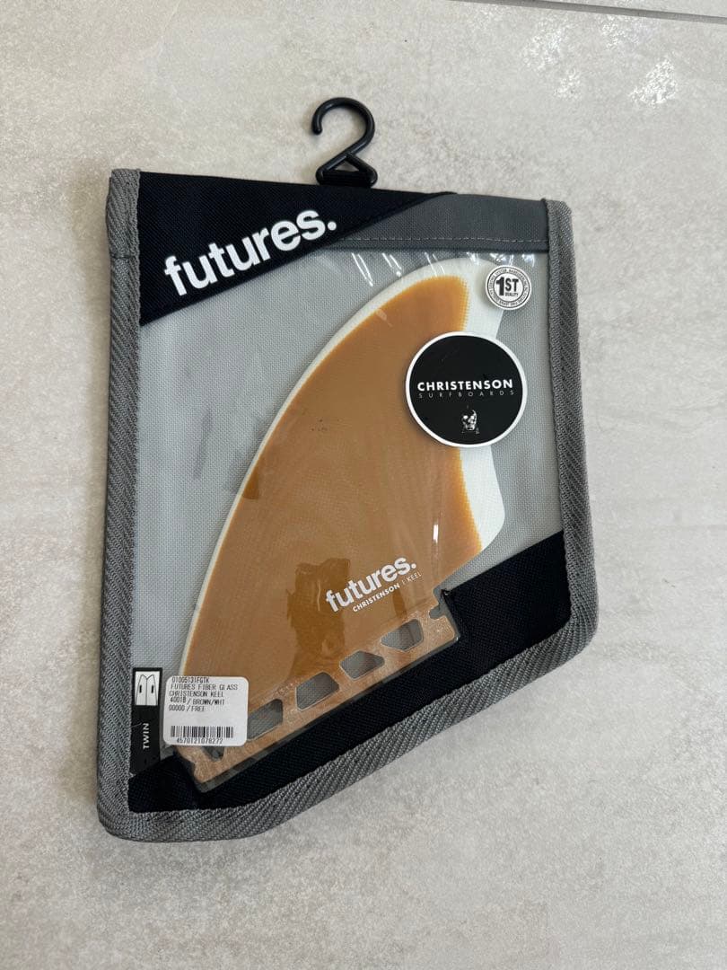 サーフィン・ボディボード CHRISTENSON KEEL FIN FUTURE FIBER GLASS
