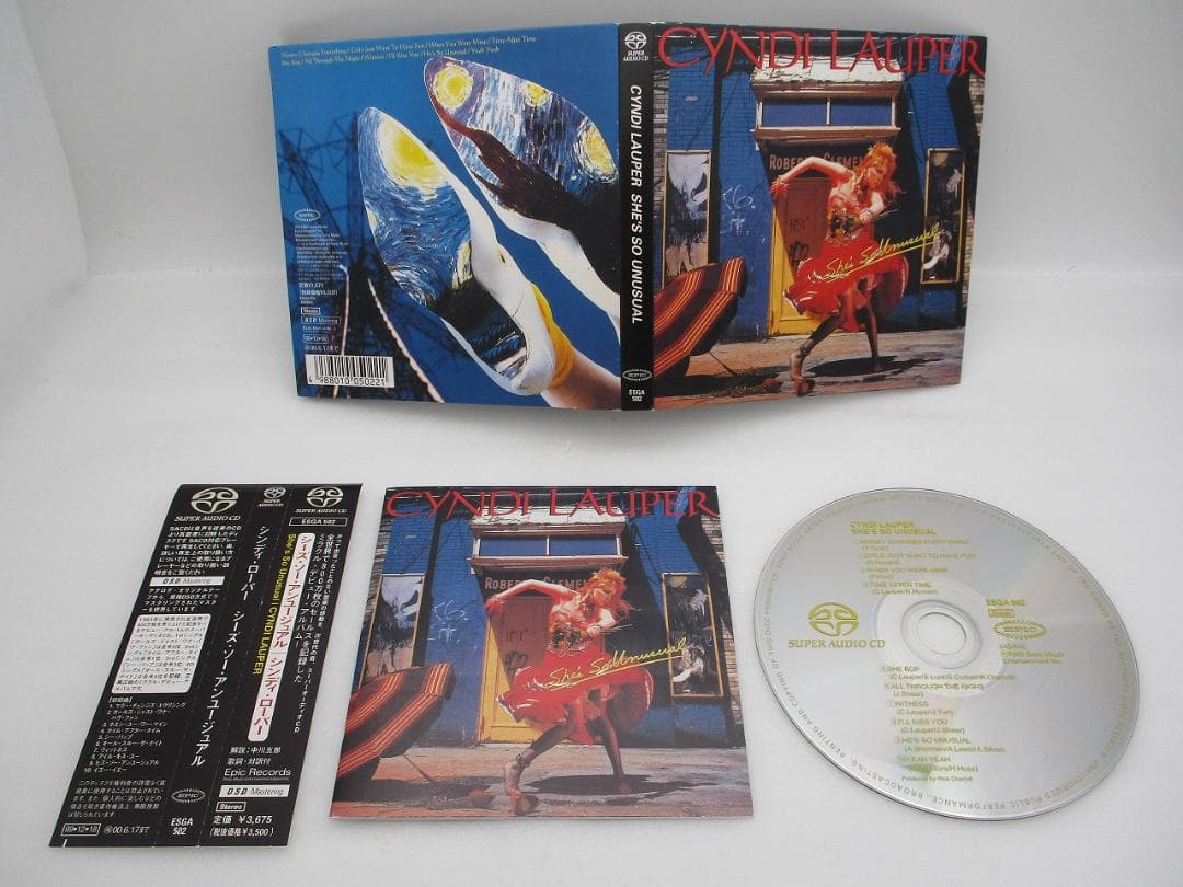シンディー・ローパー SACD SHE'S SO UNUSUAL 帯付き