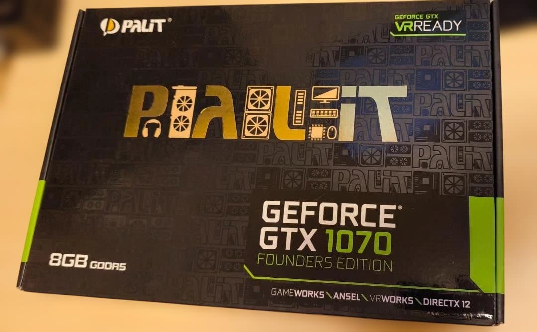グラフィックボード・グラボ・ビデオカード GeForce GTX 1070 8GB Founders Edition