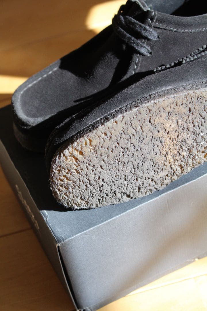 【26.5cm/UK8】Clarks Wallabee 『BLACK』