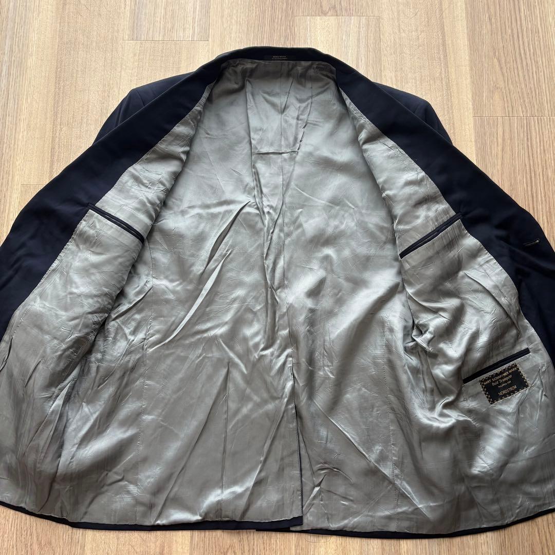 【美品/米国製】L相当 HART SCHAFFNER MARX 紺ブレ 金ボタン