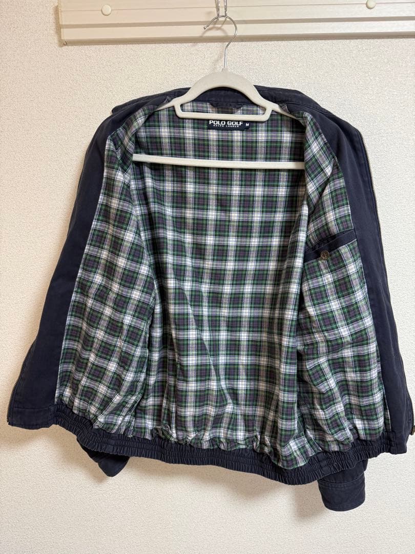 ネイビー ジップアップ ジャンパー ポロロゴ polo golf スイングトップ