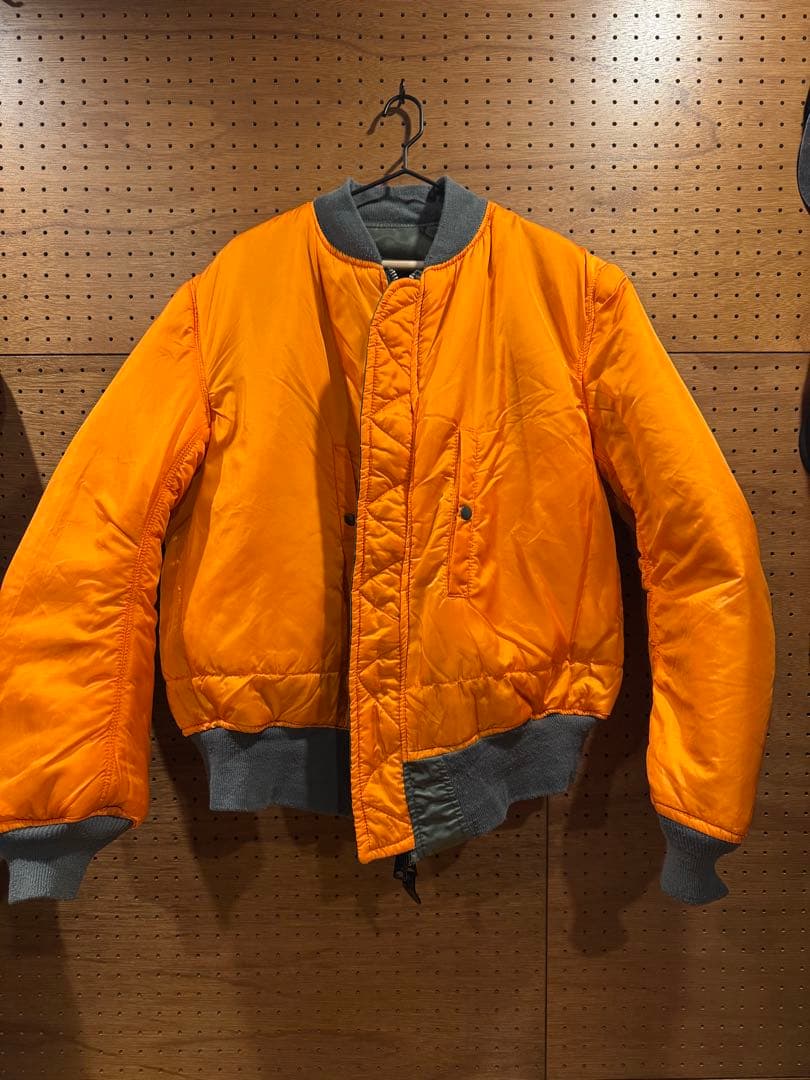 MA-1 ALPHA フライトジャケットUSA製'00s XXL セージグリーン