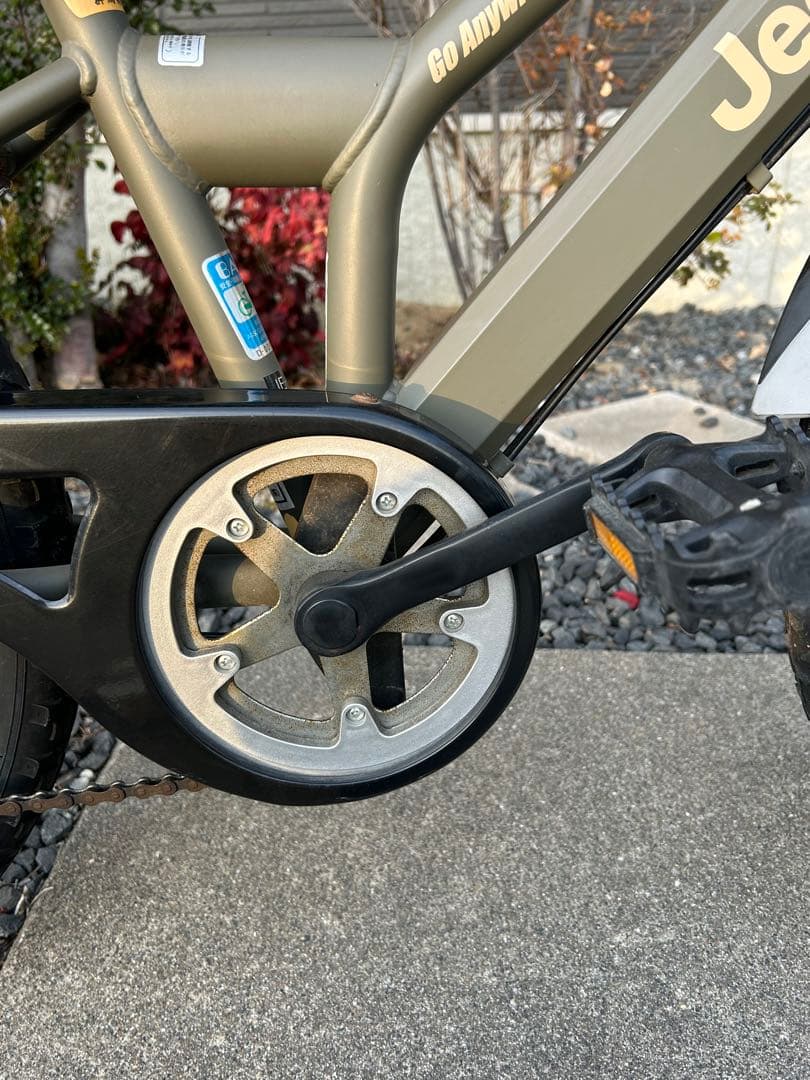 Jeep 子供用自転車 7段変速 オリーブグリーン 『直接取引き限定知多・半田』