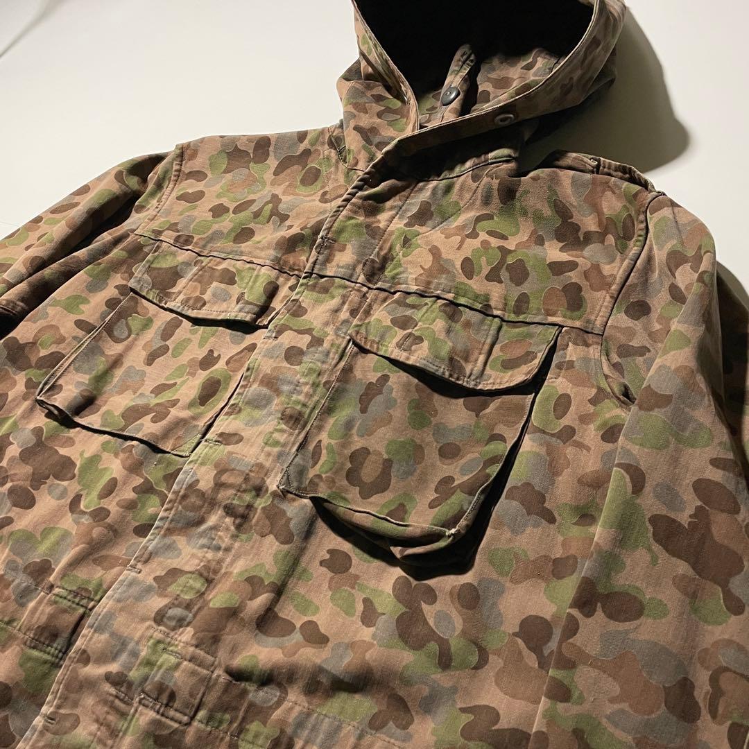 70s- オーストリア軍PEA DOT CAMO フィールドコート モッズコート