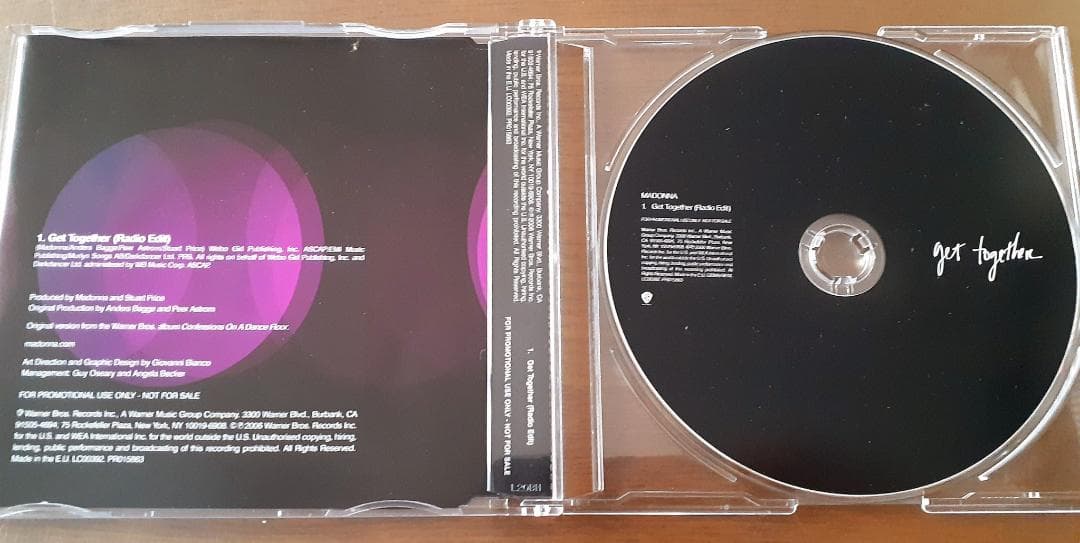 マドンナ　Get Together (Radio Edit)　貴重盤 CD