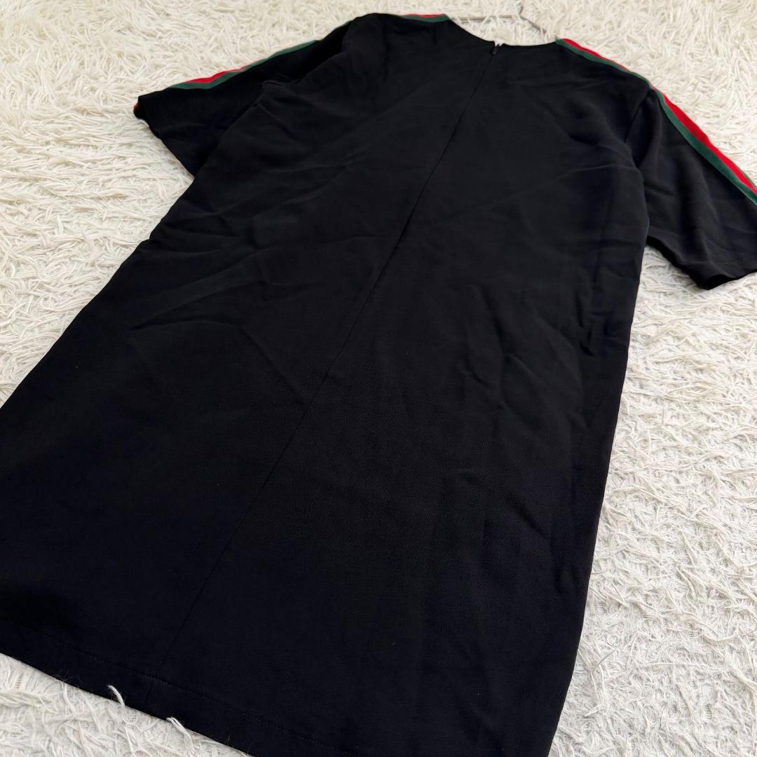 16574✨GUCCI シェリーライン サイドライン ワンピース 40 L